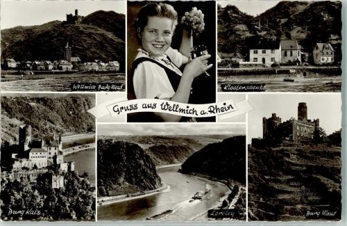 Wellmich Burg Katz Gasthaus Klosterschenke Burg Maus Loreley