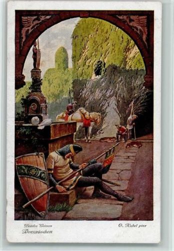 Nr. 5 Dornröschen - Verlag FPHG Serie 140 Nr. 3804 AK