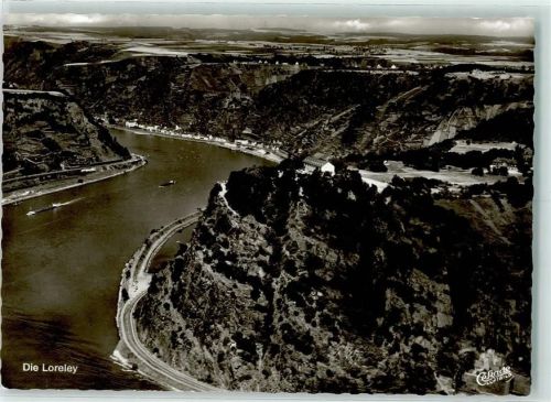 Loreley Fliegeraufnahme Loreley