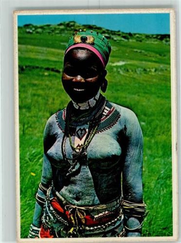 Transkei Frau in traditionellem Gewand