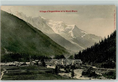 Argentieres 1912 Mont-Blanc
