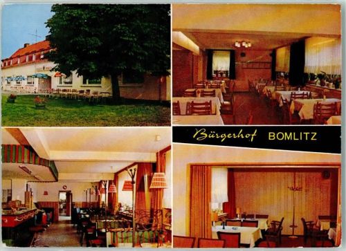 Benefeld Rückseite mit Abschürfungen bzw Kleberesten Gasthaus Bomlitz