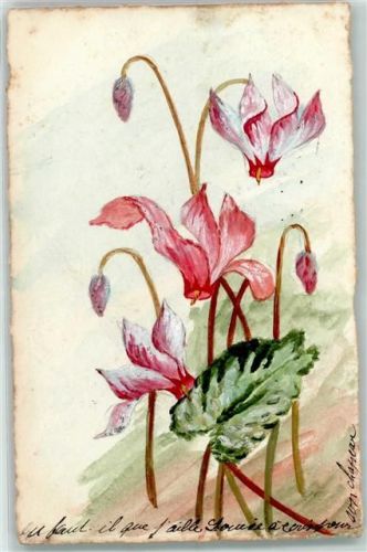 1906 Handgemalt