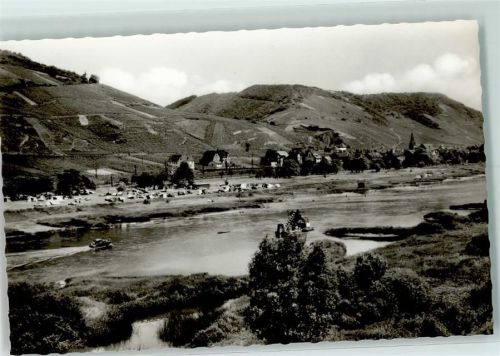 56829 W5593 Pommern , Mosel - Rückseite mit Abschürfungen bzw Kleberesten