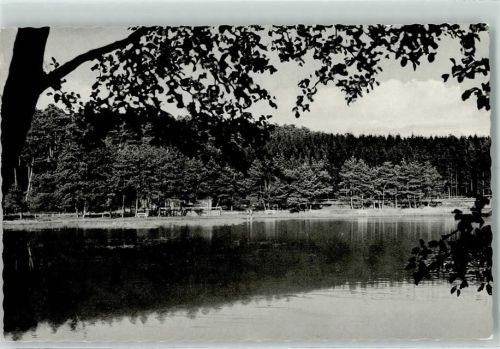 Usingen Hattstein-Waldbad Schwimmbad Rückseite mit Abschürfungen bzw Kleberesten