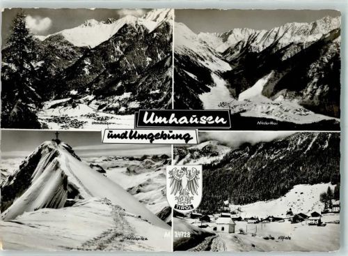 Umhausen Niederthai Wildspitze Gipfelkreuz Köfels Winter
