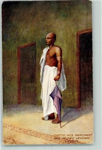 Chetty, Rice Merchant and Money Lender Berufe Tuck Serie 9922
