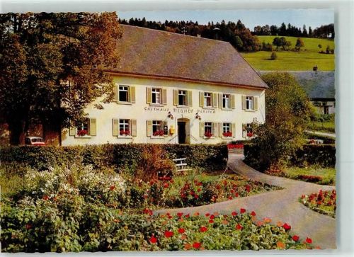 Obermünstertal Rückseite mit Abschürfungen und Kleberesten Gasthaus Neuhof Pension Bes. H. Beckert