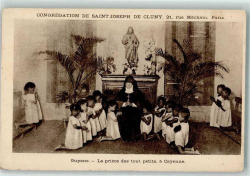 Mission La priere des tout petits a Cayenne , Congretation de Saint Joseph de Cluny