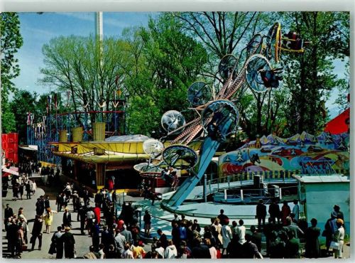 Lausanne Losanna Exposition nationale suisse 30.04.-25.10.1964 Secteur du port les attrations Expo 1964