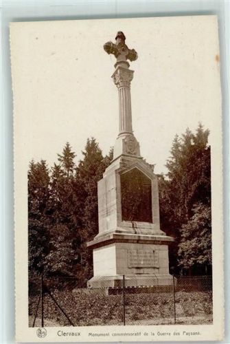 Clerf 1923 Kriegerdenkmal, Monument comm. de la Guerre des Paysans AK