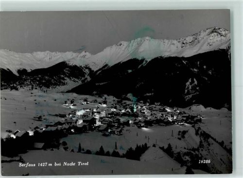 Serfaus Nacht Beleuchtung