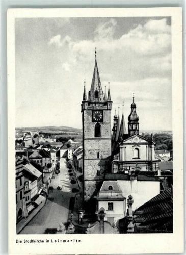 Litomerice Stadtkirche Aus dem Jahrweiser Schönes Deutschland