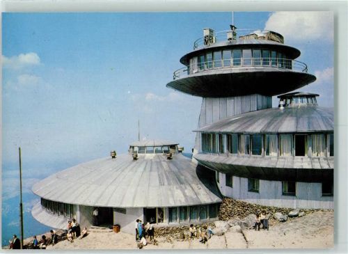 Schneekoppe Schronisko i oberwatorium meteorologiczne na Sniezce Riesengebirge