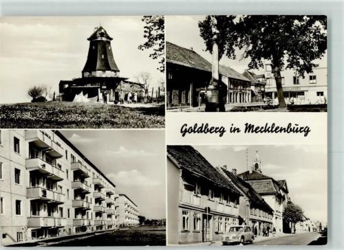 Goldberg Rückseite mit Abschürfungen und Kleberesten