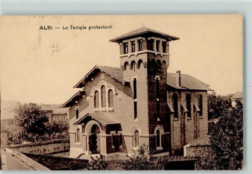 Albi Le Temple prostestant AK