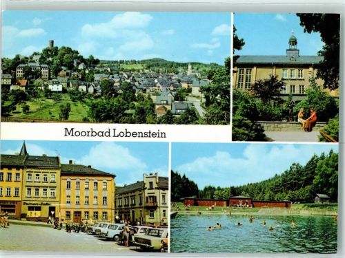 Lobenstein Burgruine Waldbad Marktplatz Friseursalon Kulturhaus