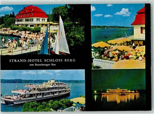 Berg Hotel Schloß Berg Starnberger See Ausflugsdampfer