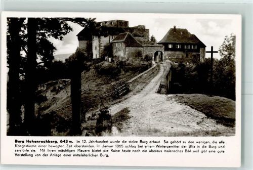 Hohenrechberg Burg Hohenrechberg Burggraben Kreuz Chronik