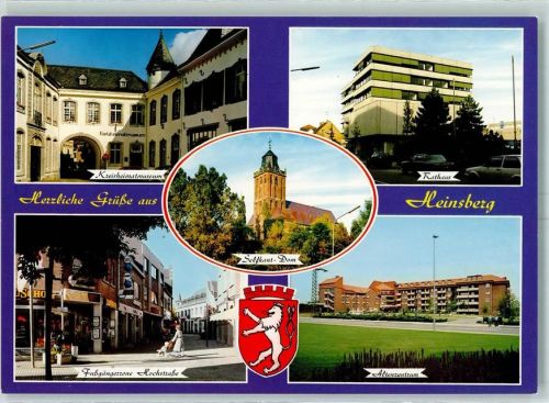 Heinsberg Rathaus Kreisheimatmuseum Altenzentrum Hochstraße Fußgängerzone