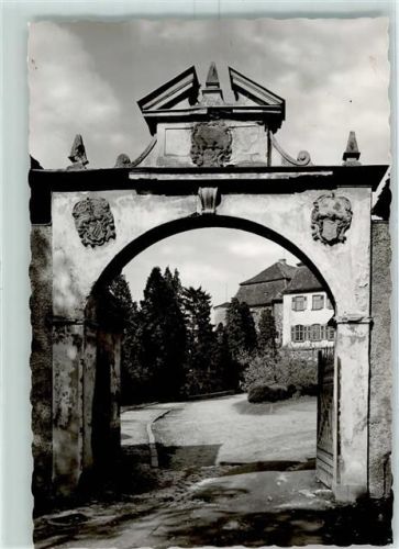 Laupheim Toreingang Photo Ort handschriftlich