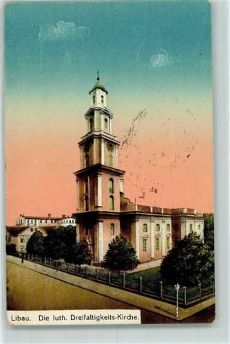 Libau 1917 Die Dreifaltigkeits-Kirche AK