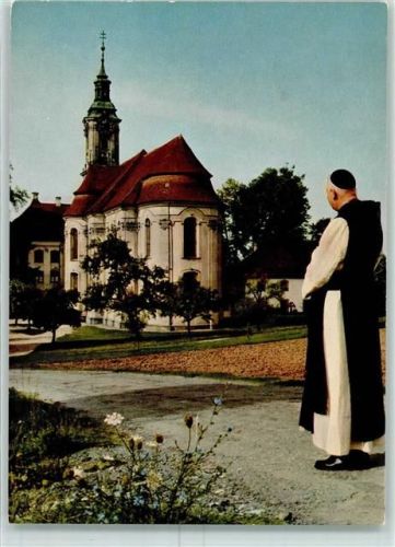 88690 W7772 Birnau - Wallfahrtskirche Cistercienserkloster Pater