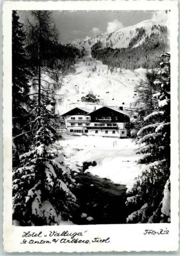 6580 St. Anton am Arlberg Foto AK Hotel Valluga Winter