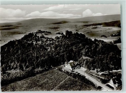 Gensungen Burg Heiligenberg Fliegeraufnahme