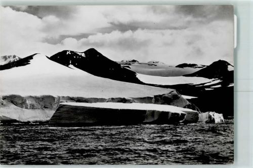 Eisabrruch an der Küste des antartischen Kontinents Expedition Nordpol KEINE AK