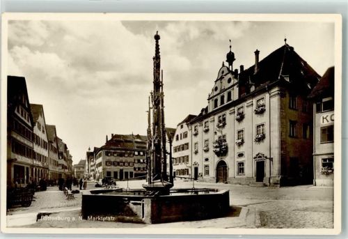 Rottenburg Marktplatz Brunnen