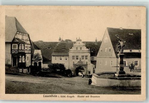 Lauenstein Markt Brunnen