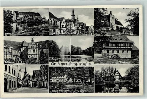 Burgsteinfurt Rathaus Schloßkirche Ritterburg Steinstraße Fürstl. Mühle