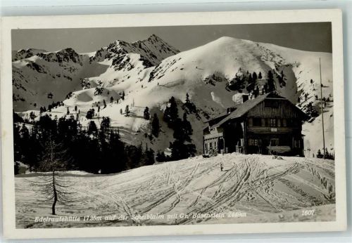 Edelrautehütte Winter Hüttenstempel