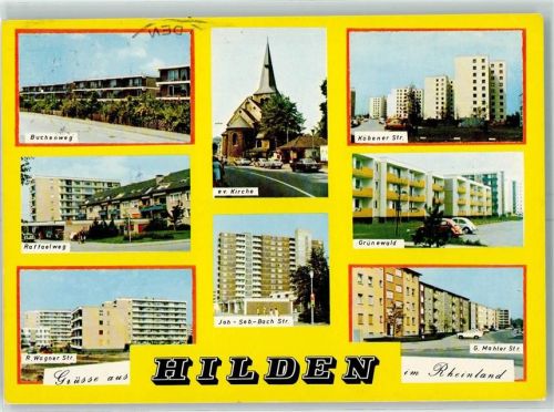 40721 W4010 Hilden - Buchenweg Joh. Seb. Bach Straße Kobener Straße Raffaelweg