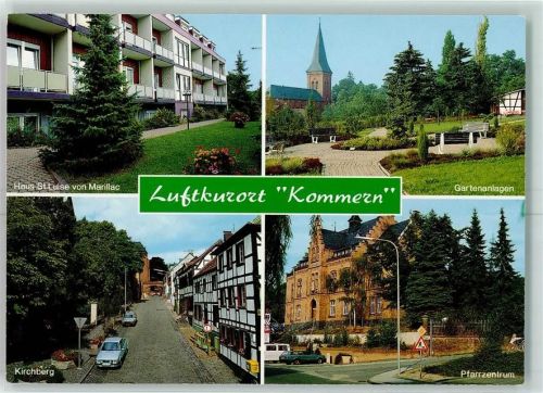 53894 W5353 Kommern - Haus St. Luise von Marillac Kirchberg Pfarrzentrum Parkanlage