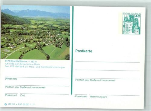 Bad Heilbrunn Postkarte