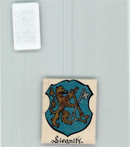 Liegnitz Vignette Wappen Kaffee Hag 1920-1940 Löwe Schlüssel