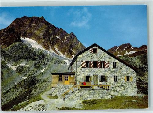 Darmstädter Hütte Beschreibung aufgeklebt Hüttenstempel