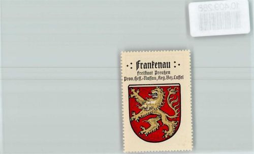 Frankenau Vignette Wappen Kaffee Hag ca 1920-1940
