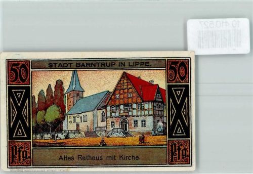 32683 W4924 Barntrup - Notgeld Rathaus Kirche