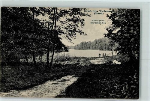16356 O1311 Tiefensee b Bad Freienwalde - Gamengrund Gamen See