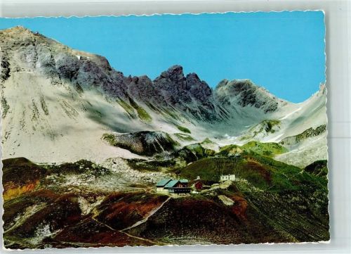 Ulmer Hütte Beschreibung aufgeklebt Hüttenstempel