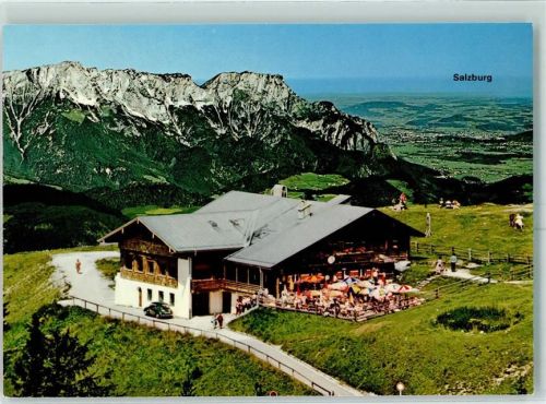 Rossfeld Untersberg Salzburg Hüttenstempel