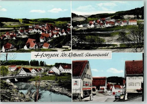 Horgen Rückseite mit Abschürfungen bzw Kleberesten Brücke
