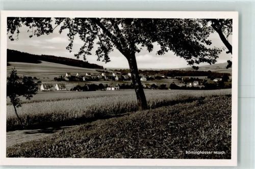 Börninghausen Rückseite mit Abschürfungen bzw Kleberesten Barthelheimer Blick