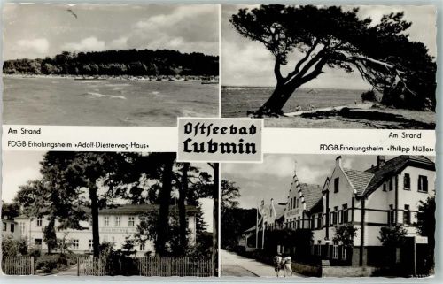17509 O2205 Lubmin - Strand Ferienheim Adolf Diesterweg Philipp Müller Heim