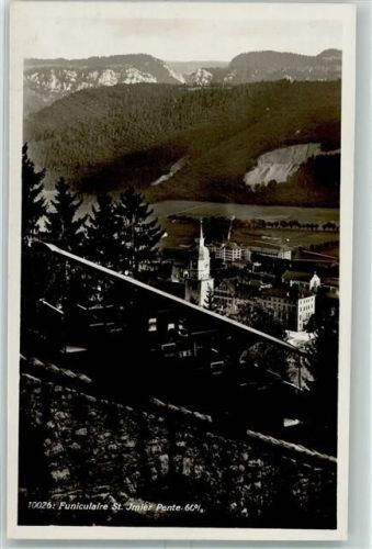 St-Imier Funiculaire St. Imier Pente 60