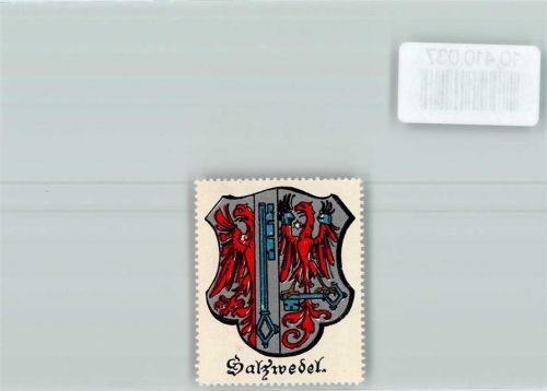 Salzwedel Vignette Wappen Kaffee Hag ca 1920-1940