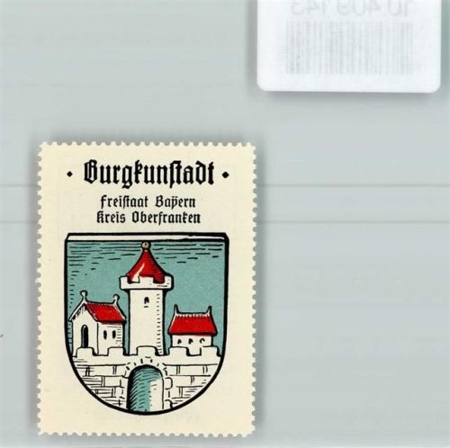 Burgkunstadt Vignette Wappen Kaffee Hag ca 1920-1940